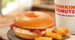 Gamers Nosh: Dunkin Donuts Glazed Donut Sandwich